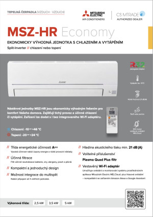 Produktový list MSZ-HR